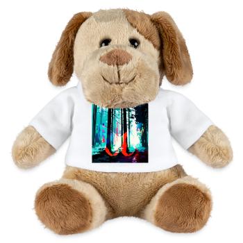 Neonwald Traumprint - MiniFeet® Hund Helge - Weiß - Vorne