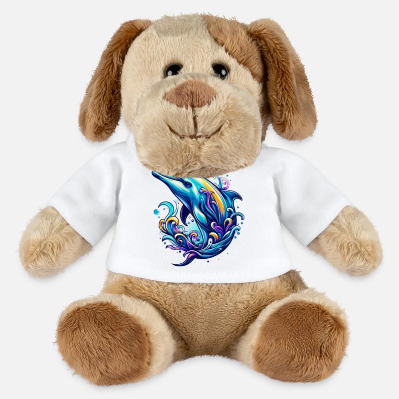 Delfin - MiniFeet® Hund Helge - Weiß