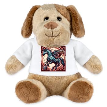 Pegasus / Wings /Greek / Fantasy - MiniFeet® Dog Helge - white - Front