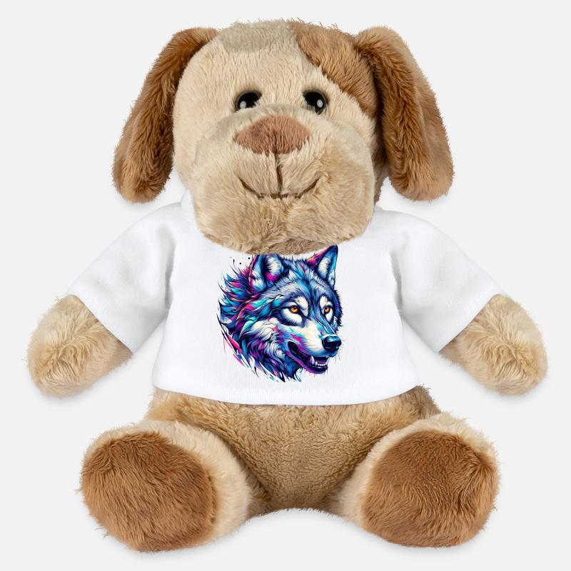 Wolf - MiniFeet® Hund Helge - Weiß