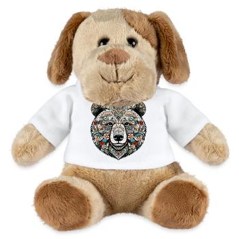 Ours - Chien en peluche Helge MiniFeet® - blanc - Devant