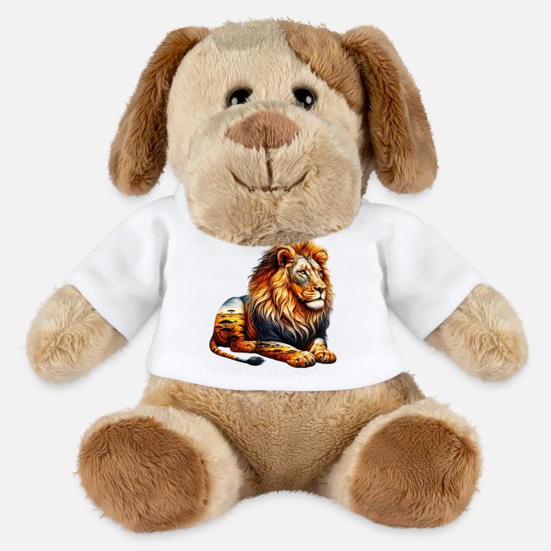 Löwe - MiniFeet® Hund Helge - Weiß