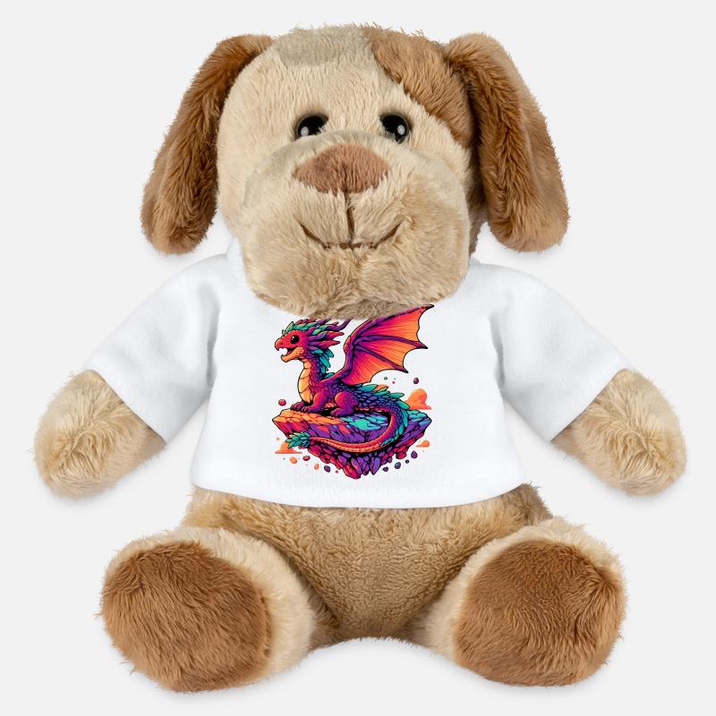 Drache - MiniFeet® Hund Helge - Weiß