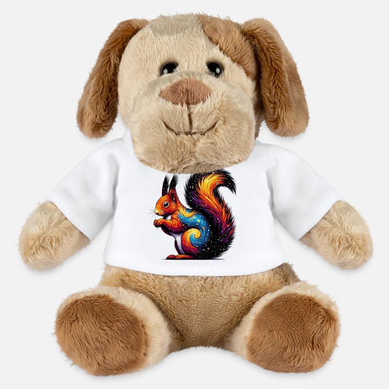 Eichhörnchen - MiniFeet® Hund Helge - Weiß