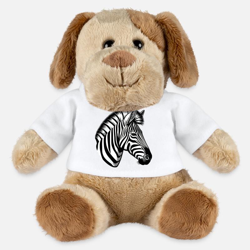 Zebra - MiniFeet® Hund Helge - Weiß