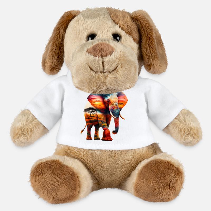 Elefant - MiniFeet® Hund Helge - Weiß