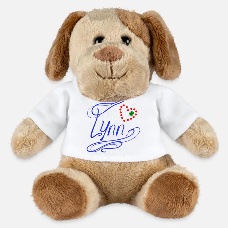 Lynn mit Herz und Kleeblatt - MiniFeet® Hund Helge - Weiß