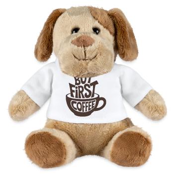 But First Coffee - MiniFeet® Hund Helge - Weiß - Vorne