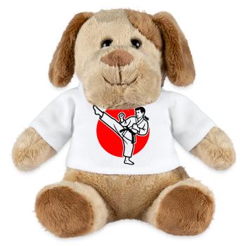 Karate Mae-Geri - MiniFeet® Hund Helge - Weiß - Vorne