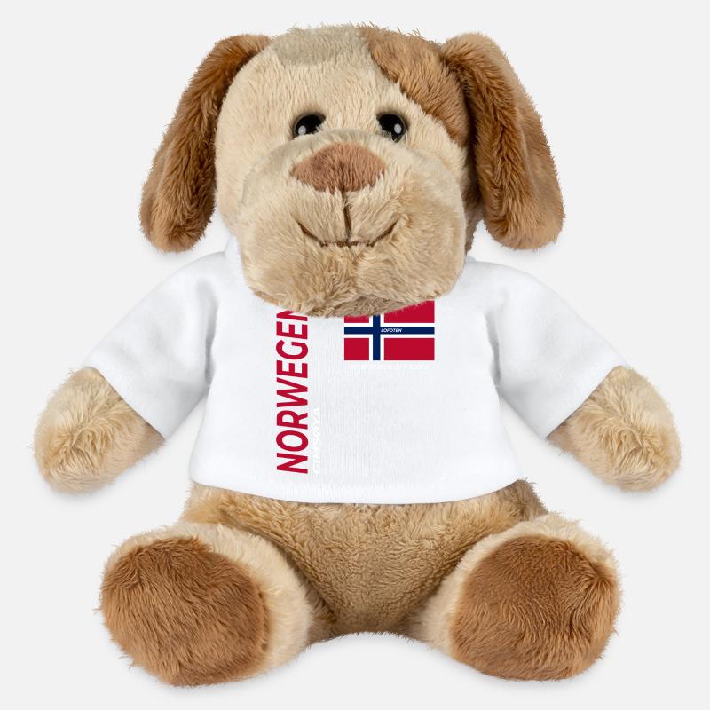 GIMSØYA  - MiniFeet® Hund Helge - Weiß