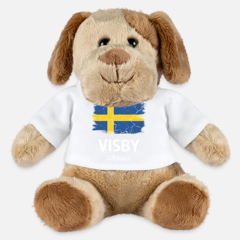 Visby - MiniFeet® Hund Helge - Weiß
