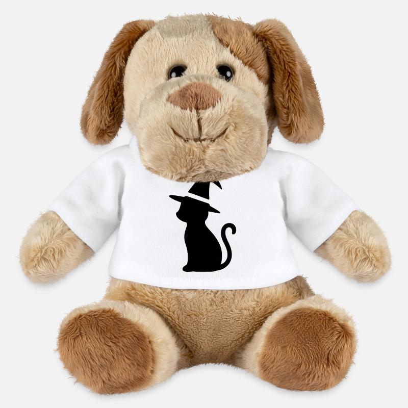 Cat with Witch Hat - MiniFeet® Dog Helge - white