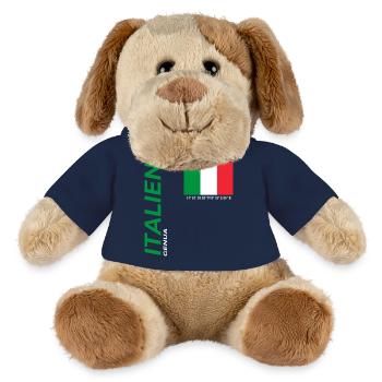Gênes - Chien en peluche Helge MiniFeet® - bleu marine - Devant