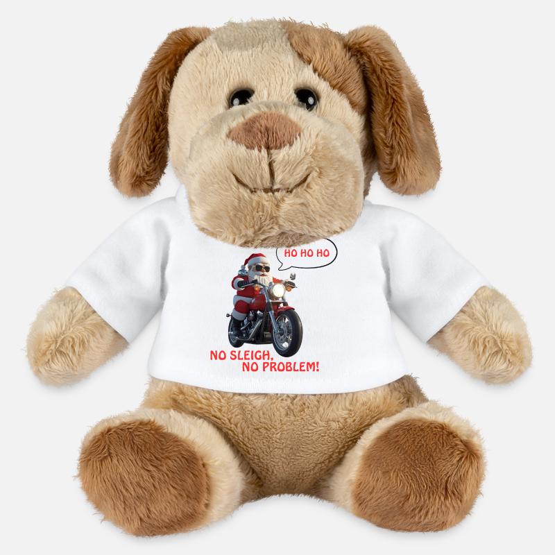 Cooler Santa - No Sleigh, No Problem! - MiniFeet® Dog Helge - white