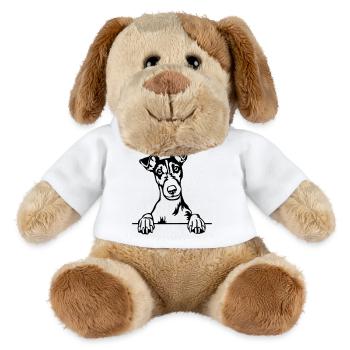 Fox Terrier Head - MiniFeet® Dog Helge - white - Front