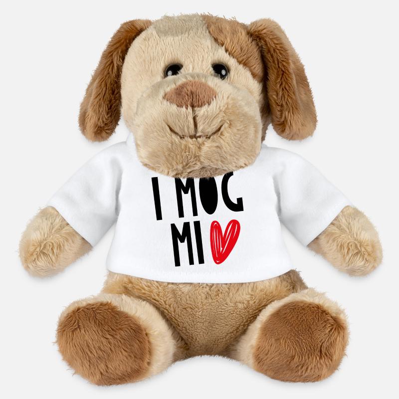 " I MOG MI" - MiniFeet® Hund Helge - Weiß