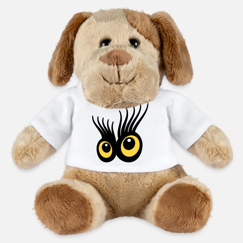 Yeux - Chien en peluche Helge MiniFeet® - blanc