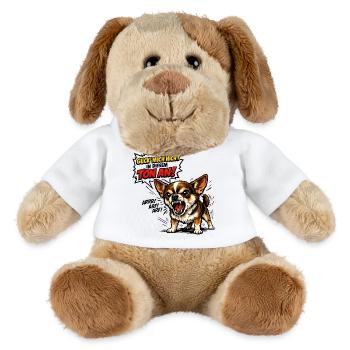  Hund - Guck mich nicht in diesem Ton an - MiniFeet® Hund Helge - Weiß - Vorne