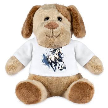 Pferd Fussball Team - MiniFeet® Hund Helge - Weiß - Vorne