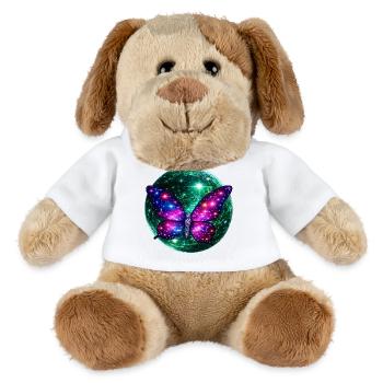 Asterra Rebirth – Cosmic Butterfly Universe - MiniFeet® Dog Helge - white - Front