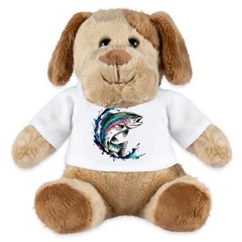 Jumping Trout Trout Jump - MiniFeet® Dog Helge - white - Front