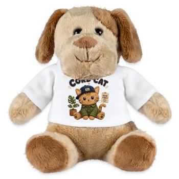 Cord Cat Kuschelkatze Cozy Days - MiniFeet® Hund Helge - Weiß - Vorne