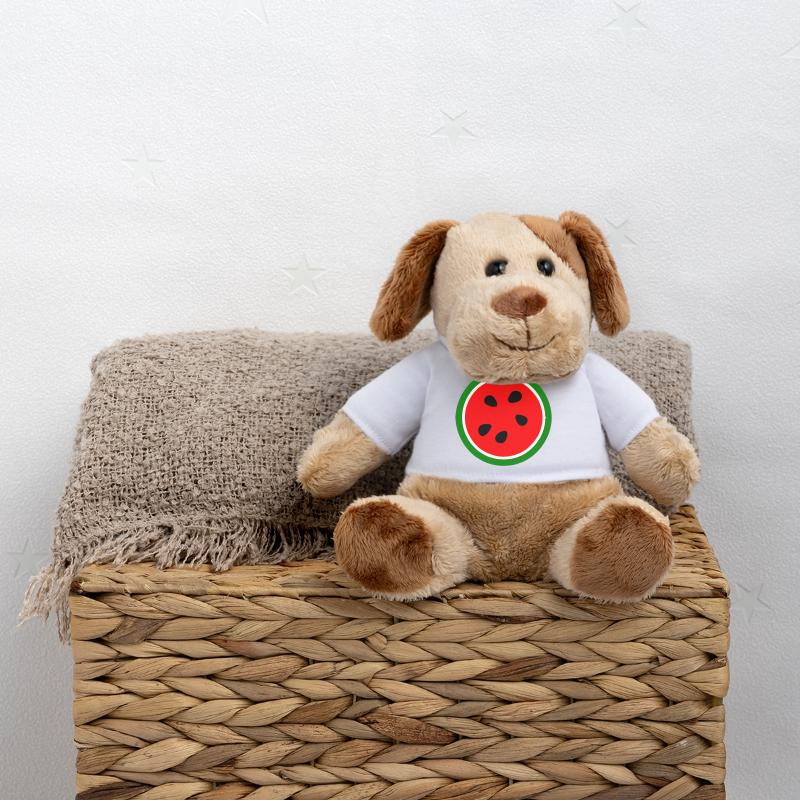 Melon pastèque Chien en peluche Helge MiniFeet®
