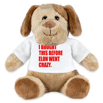i bought this before elon went crazy - MiniFeet® Hund Helge - Weiß - Vorne
