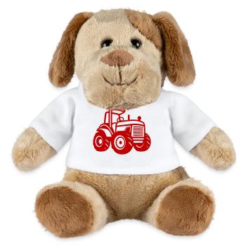 Traktor Icon - MiniFeet® Hund Helge - Weiß - Vorne