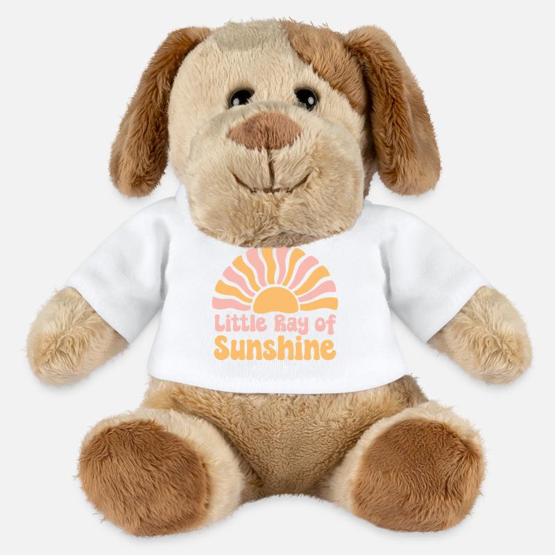 Petit rayon de soleil - Chien en peluche Helge MiniFeet® - blanc