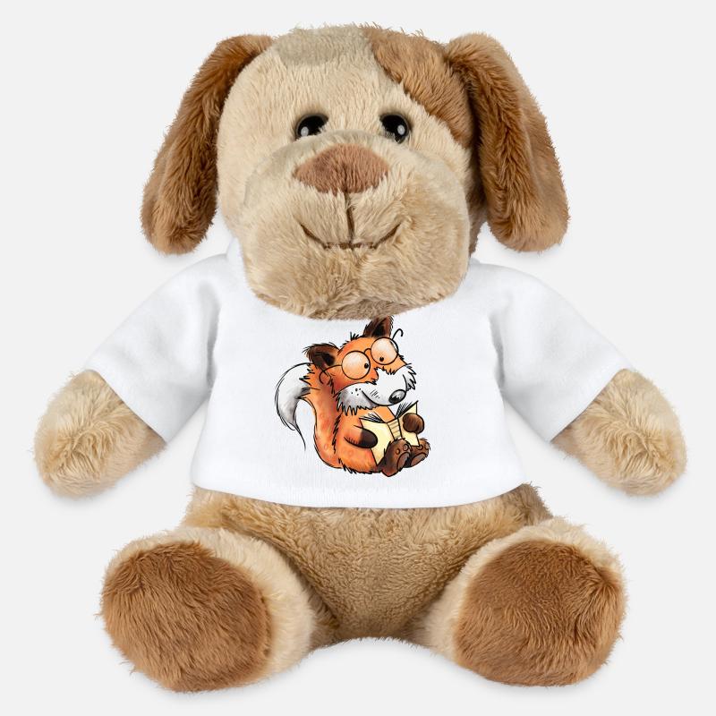 Schlauer Bücher Fuchs I Lesen I Comic Tiere - MiniFeet® Hund Helge - Weiß