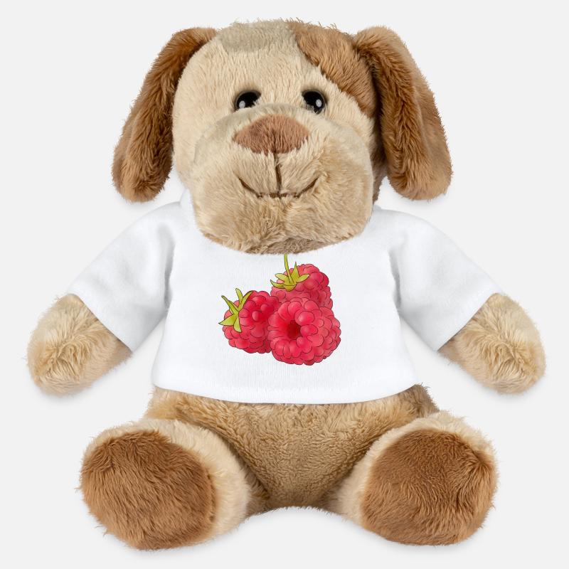 Himbeeren - MiniFeet® Hund Helge - Weiß