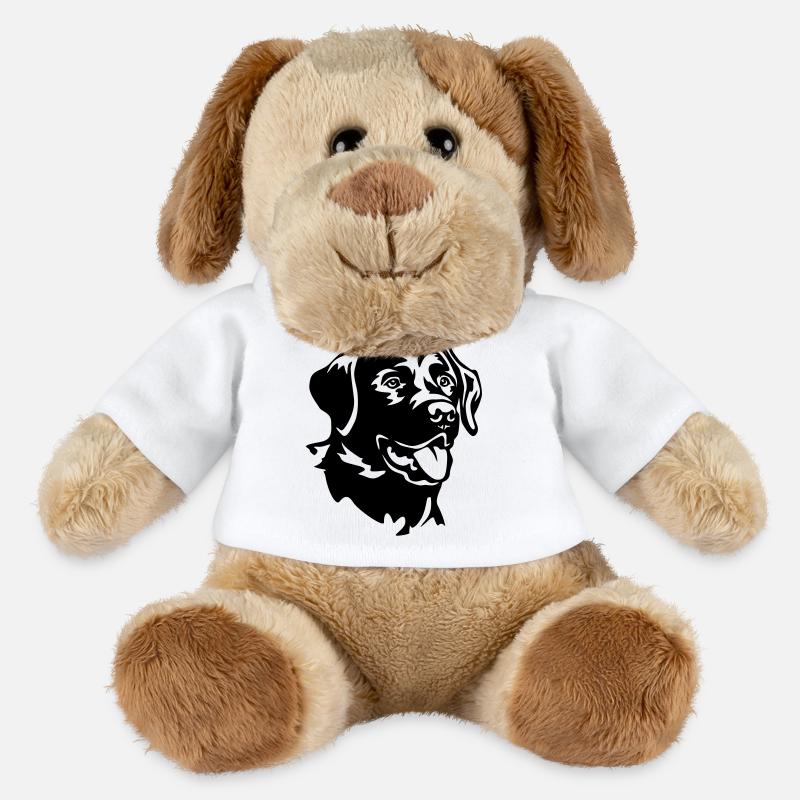 Labrador Kopf - MiniFeet® Hund Helge - Weiß
