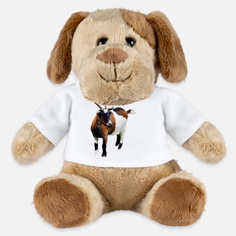 Chèvre - Chien en peluche Helge MiniFeet® - blanc
