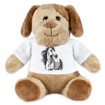 Horse, Horse Fan, Horse Riding - MiniFeet® Dog Helge - white - Front