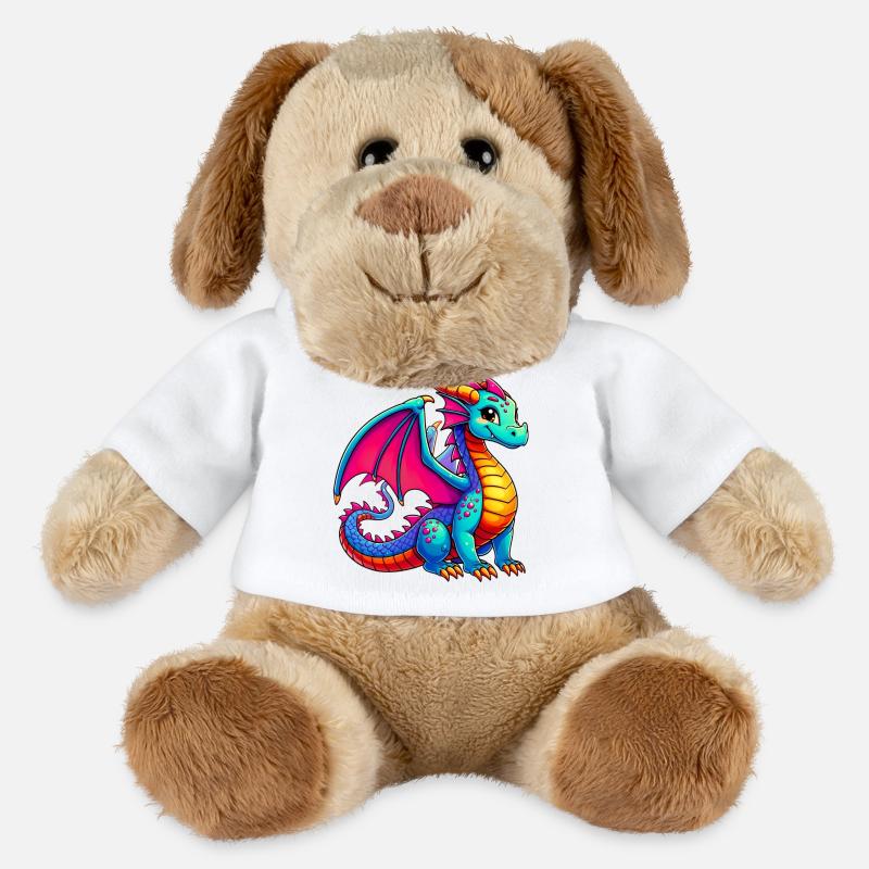 Drache - MiniFeet® Hund Helge - Weiß