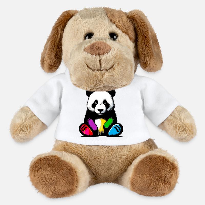 Panda - MiniFeet® Hund Helge - Weiß