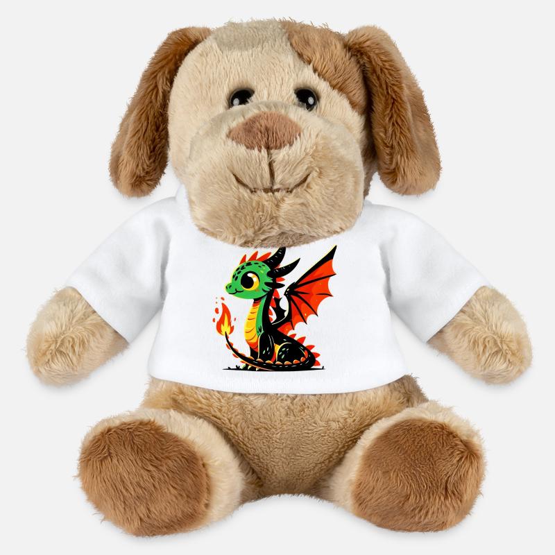 Drache - MiniFeet® Hund Helge - Weiß