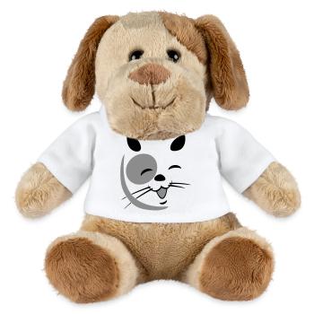 Katzengesicht - MiniFeet® Hund Helge - Weiß - Vorne