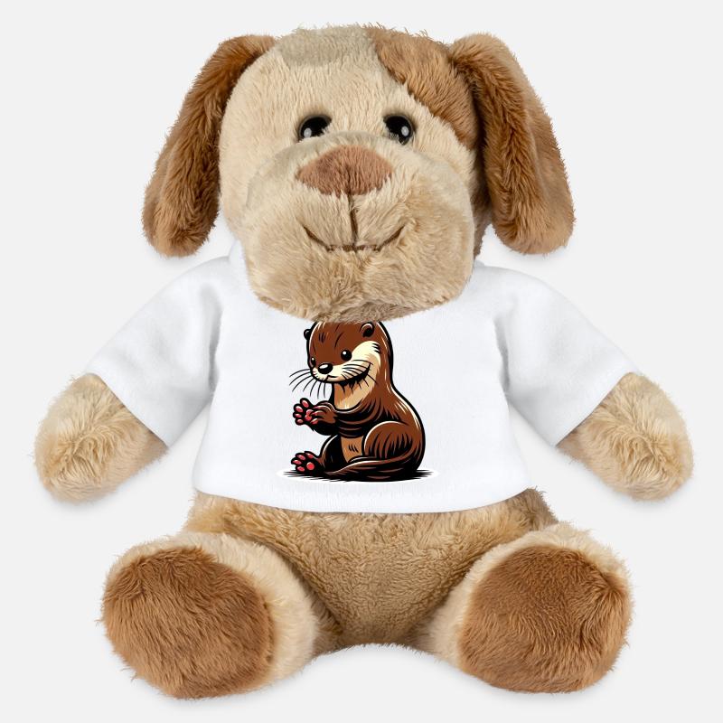 Otter - MiniFeet® Dog Helge - white