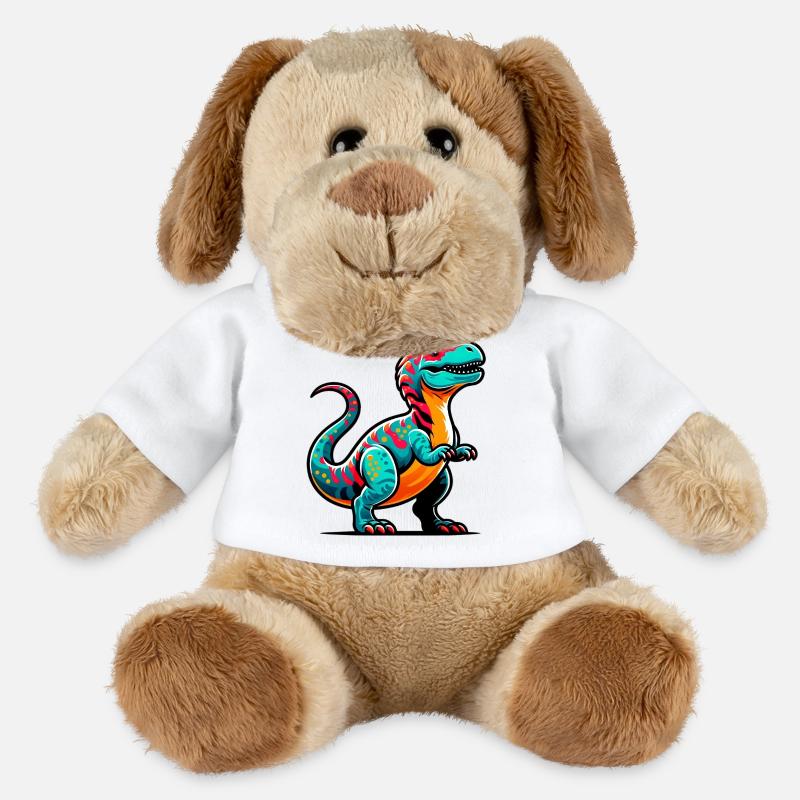 Dinosaurier - MiniFeet® Hund Helge - Weiß