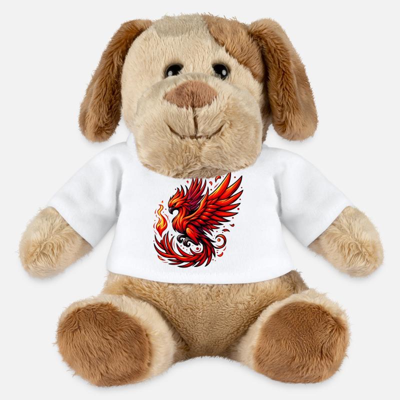 Roter Phönix - MiniFeet® Hund Helge - Weiß