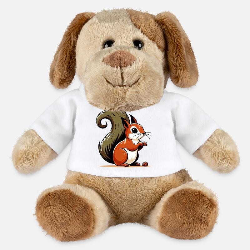 Eichhörnchen - MiniFeet® Hund Helge - Weiß