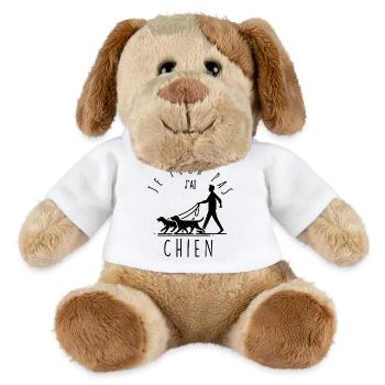 Ich kann nicht, ich habe einen Hund - MiniFeet® Hund Helge - Weiß - Vorne