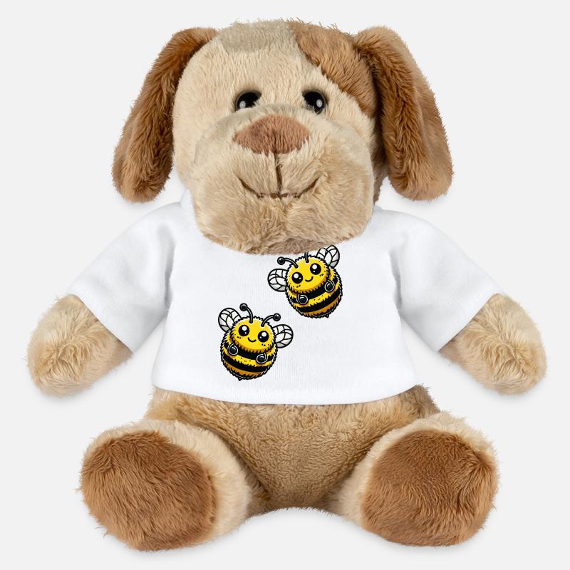 hummel biene 2 - MiniFeet® Hund Helge - Weiß