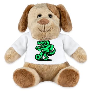 Fußball Kroko - MiniFeet® Hund Helge - Weiß - Vorne