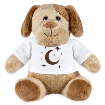 "Himmlischer Mond" - MiniFeet® Hund Helge - Weiß - Vorne