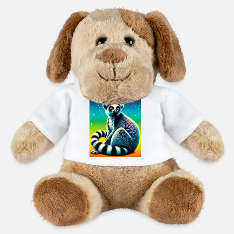Lemur - MiniFeet® Hund Helge - Weiß