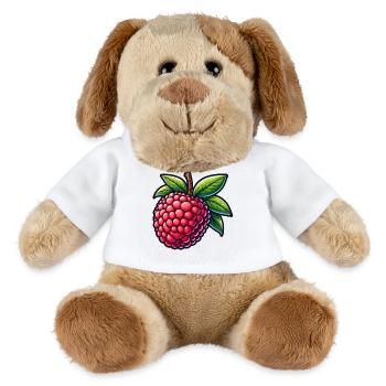Litchi Illustrée Éclatant - Chien en peluche Helge MiniFeet® - blanc - Devant