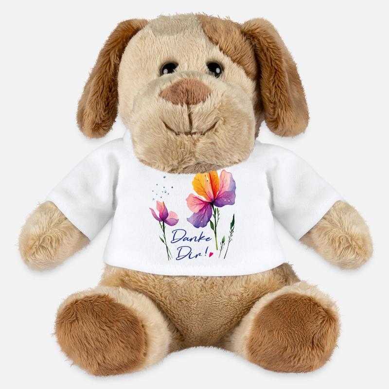  Danke Dir - MiniFeet® Hund Helge - Weiß
